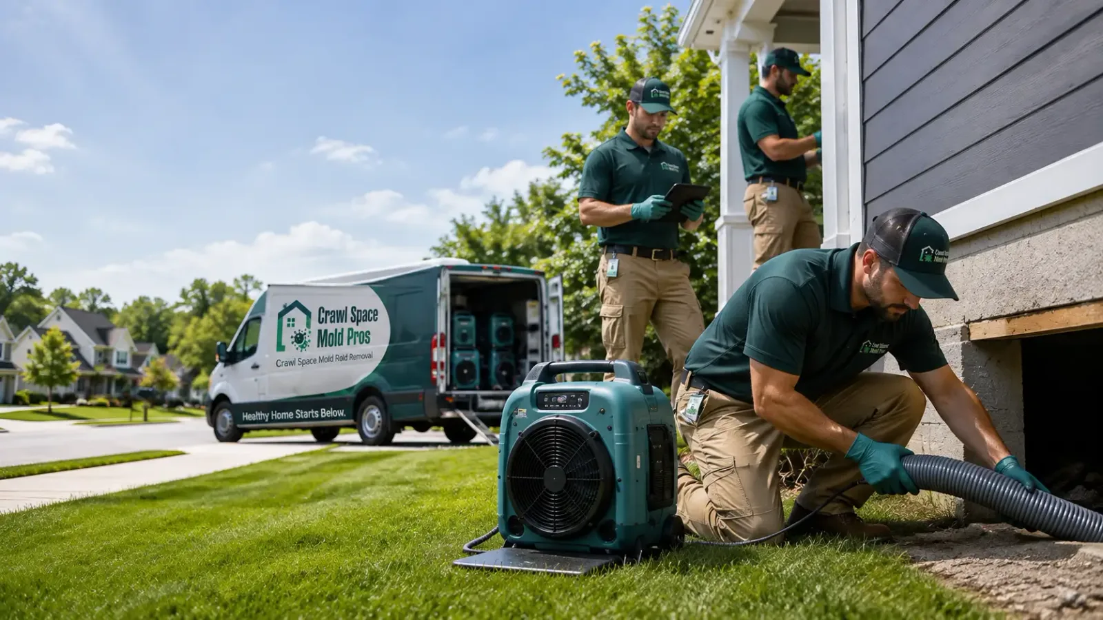 Crawl Space Mold Removal in Murrysville, PA